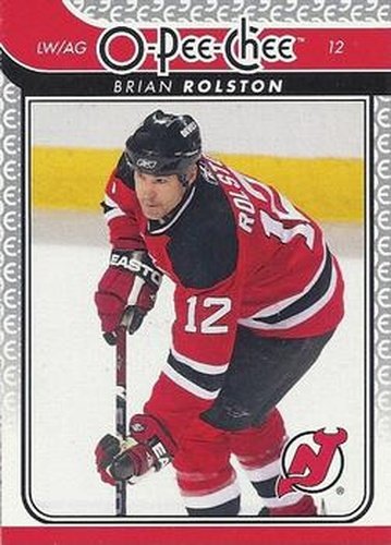 #200 Brian Rolston - New Jersey Devils - 2009-10 O-Pee-Chee Hockey