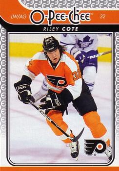 #202 Riley Cote - Philadelphia Flyers - 2009-10 O-Pee-Chee Hockey