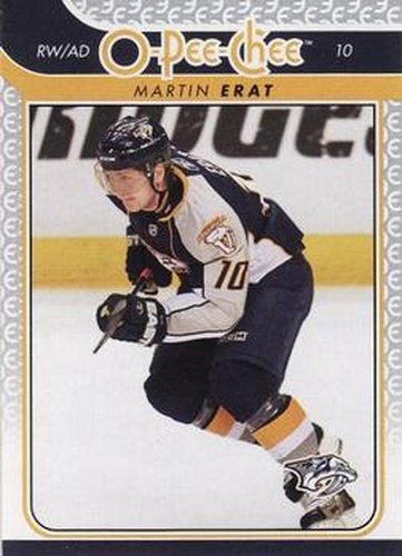 #207 Martin Erat - Nashville Predators - 2009-10 O-Pee-Chee Hockey