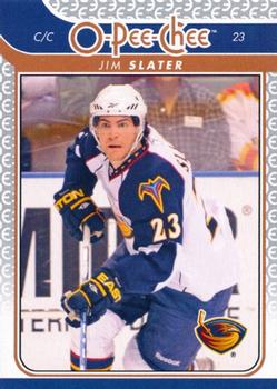 #20 Jim Slater - Atlanta Thrashers - 2009-10 O-Pee-Chee Hockey