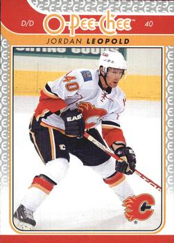 #212 Jordan Leopold - Calgary Flames - 2009-10 O-Pee-Chee Hockey