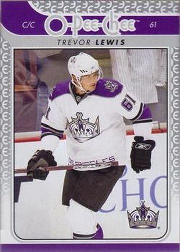 #216 Trevor Lewis - Los Angeles Kings - 2009-10 O-Pee-Chee Hockey
