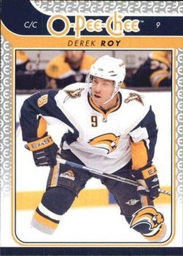 #228 Derek Roy - Buffalo Sabres - 2009-10 O-Pee-Chee Hockey