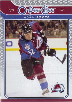#231 Adam Foote - Colorado Avalanche - 2009-10 O-Pee-Chee Hockey