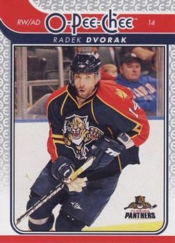 #234 Radek Dvorak - Florida Panthers - 2009-10 O-Pee-Chee Hockey
