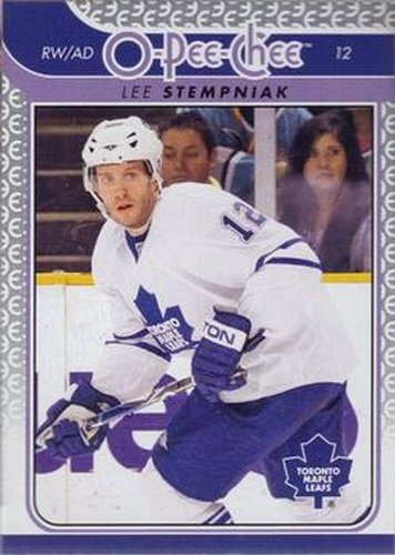 #243 Lee Stempniak - Toronto Maple Leafs - 2009-10 O-Pee-Chee Hockey