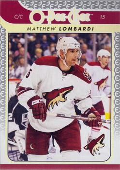 #248 Matthew Lombardi - Phoenix Coyotes - 2009-10 O-Pee-Chee Hockey