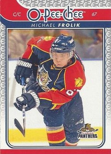#253 Michael Frolik - Florida Panthers - 2009-10 O-Pee-Chee Hockey