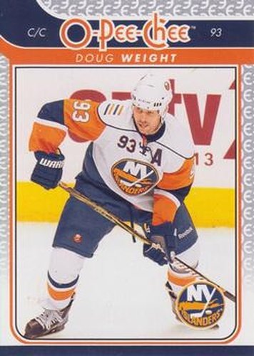 #256 Doug Weight - New York Islanders - 2009-10 O-Pee-Chee Hockey