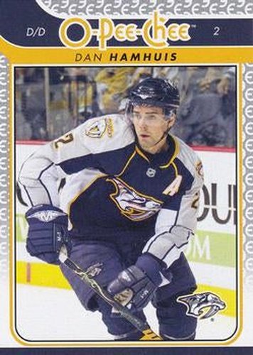 #264 Dan Hamhuis - Nashville Predators - 2009-10 O-Pee-Chee Hockey