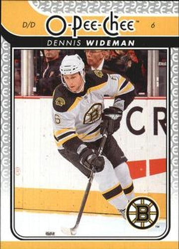 #266 Dennis Wideman - Boston Bruins - 2009-10 O-Pee-Chee Hockey