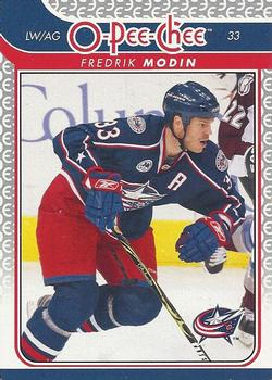 #270 Fredrik Modin - Columbus Blue Jackets - 2009-10 O-Pee-Chee Hockey