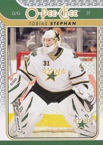#271 Tobias Stephan - Dallas Stars - 2009-10 O-Pee-Chee Hockey