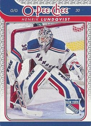 #277 Henrik Lundqvist - New York Rangers - 2009-10 O-Pee-Chee Hockey