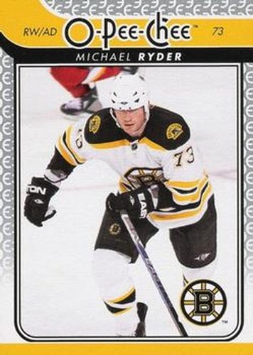 #286 Michael Ryder - Boston Bruins - 2009-10 O-Pee-Chee Hockey