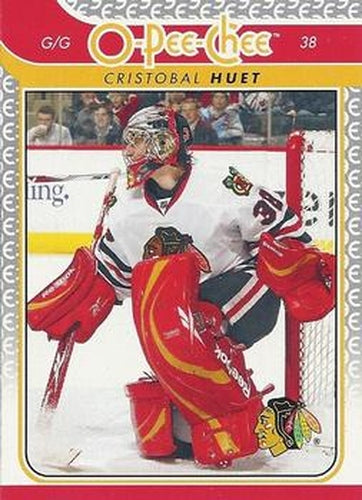 #289 Cristobal Huet - Chicago Blackhawks - 2009-10 O-Pee-Chee Hockey