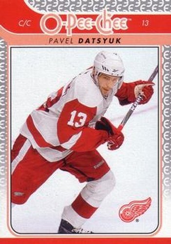 #291 Pavel Datsyuk - Detroit Red Wings - 2009-10 O-Pee-Chee Hockey