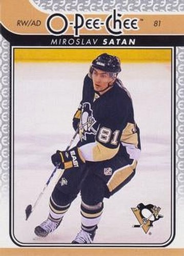 #299 Miroslav Satan - Pittsburgh Penguins - 2009-10 O-Pee-Chee Hockey