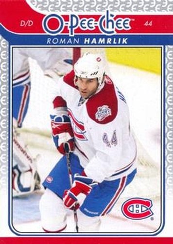#29 Roman Hamrlik - Montreal Canadiens - 2009-10 O-Pee-Chee Hockey