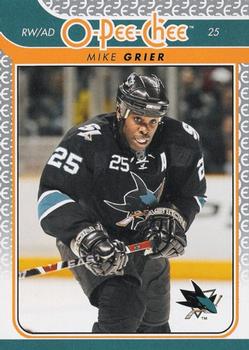 #300 Mike Grier - San Jose Sharks - 2009-10 O-Pee-Chee Hockey
