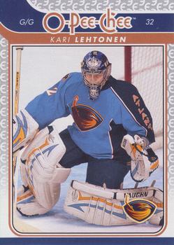 #306 Kari Lehtonen - Atlanta Thrashers - 2009-10 O-Pee-Chee Hockey