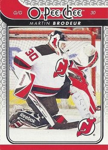 #30 Martin Brodeur - New Jersey Devils - 2009-10 O-Pee-Chee Hockey