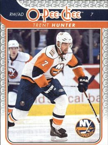 #316 Trent Hunter - New York Islanders - 2009-10 O-Pee-Chee Hockey