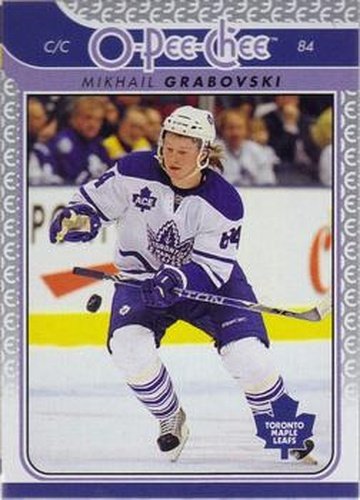 #322 Mikhail Grabovski - Toronto Maple Leafs - 2009-10 O-Pee-Chee Hockey