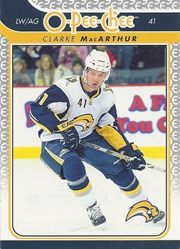 #327 Clarke MacArthur - Buffalo Sabres - 2009-10 O-Pee-Chee Hockey
