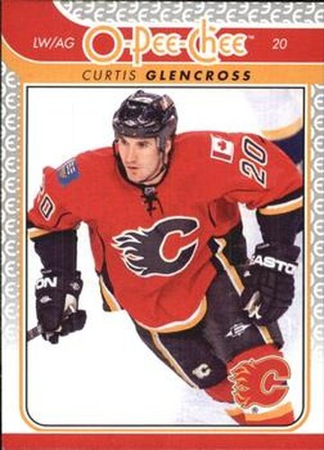 #328 Curtis Glencross - Calgary Flames - 2009-10 O-Pee-Chee Hockey