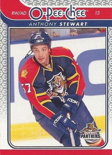 #333 Anthony Stewart - Florida Panthers - 2009-10 O-Pee-Chee Hockey