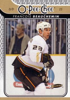 #345 Francois Beauchemin - Anaheim Ducks - 2009-10 O-Pee-Chee Hockey