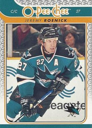 #359 Jeremy Roenick - San Jose Sharks - 2009-10 O-Pee-Chee Hockey