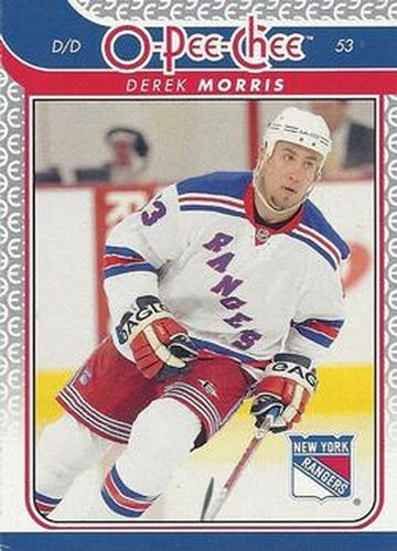 #363 Derek Morris - New York Rangers - 2009-10 O-Pee-Chee Hockey