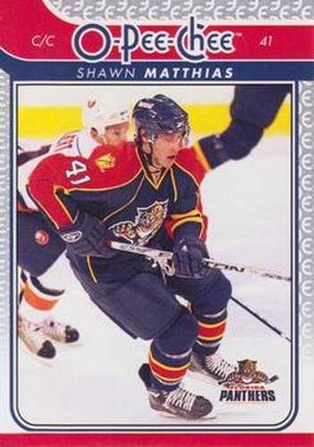 #372 Shawn Matthias - Florida Panthers - 2009-10 O-Pee-Chee Hockey
