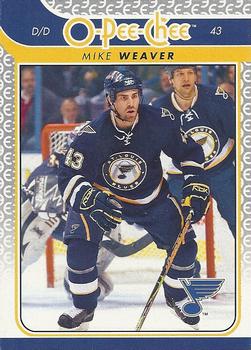 #378 Mike Weaver - St. Louis Blues - 2009-10 O-Pee-Chee Hockey