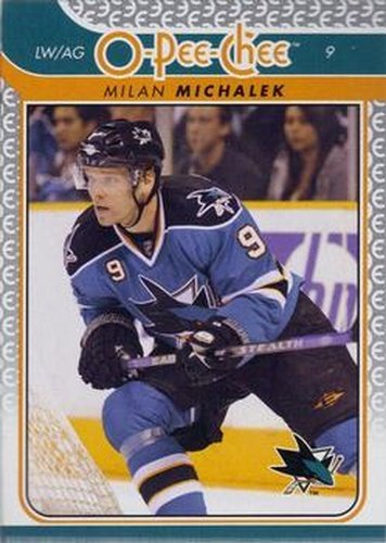 #379 Milan Michalek - San Jose Sharks - 2009-10 O-Pee-Chee Hockey