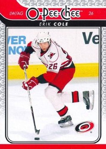 #37 Erik Cole - Carolina Hurricanes - 2009-10 O-Pee-Chee Hockey