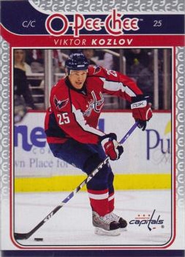 #382 Viktor Kozlov - Washington Capitals - 2009-10 O-Pee-Chee Hockey