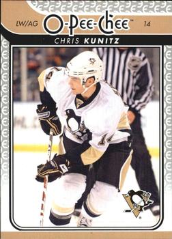 #384 Chris Kunitz - Pittsburgh Penguins - 2009-10 O-Pee-Chee Hockey