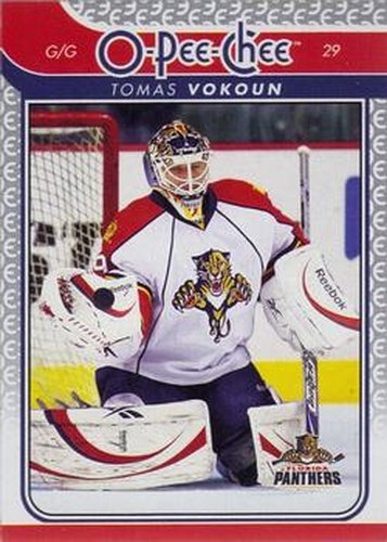 #392 Tomas Vokoun - Florida Panthers - 2009-10 O-Pee-Chee Hockey