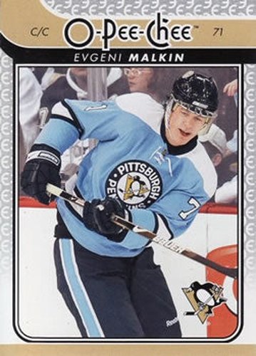 #398 Evgeni Malkin - Pittsburgh Penguins - 2009-10 O-Pee-Chee Hockey
