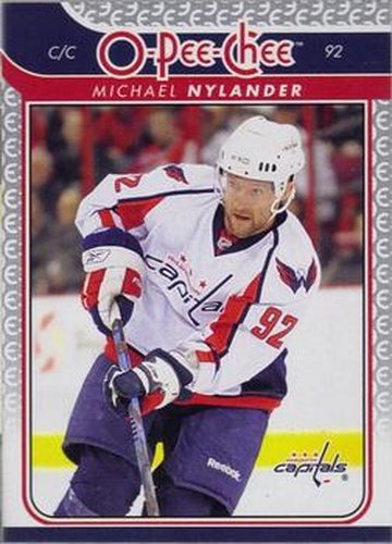 #402 Michael Nylander - Washington Capitals - 2009-10 O-Pee-Chee Hockey