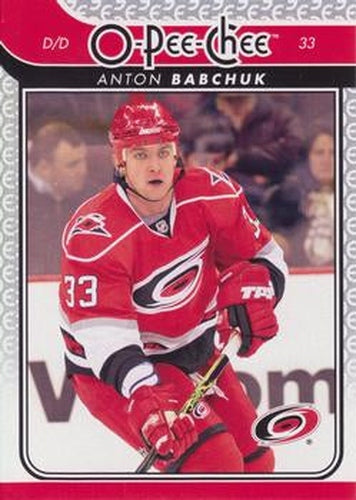 #403 Anton Babchuk - Carolina Hurricanes - 2009-10 O-Pee-Chee Hockey