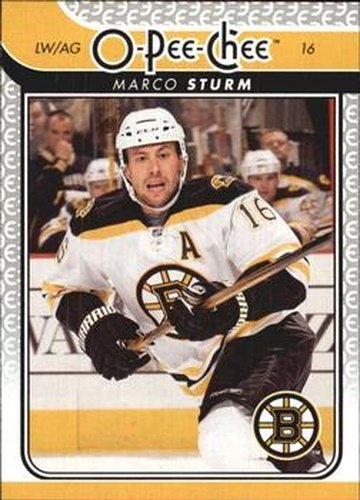 #405 Marco Sturm - Boston Bruins - 2009-10 O-Pee-Chee Hockey