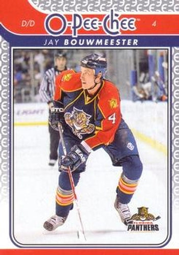 #411 Jay Bouwmeester - Florida Panthers - 2009-10 O-Pee-Chee Hockey