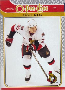 #416 Chris Neil - Ottawa Senators - 2009-10 O-Pee-Chee Hockey