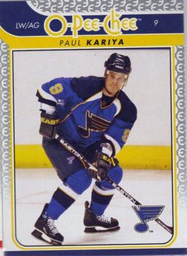 #419 Paul Kariya - St. Louis Blues - 2009-10 O-Pee-Chee Hockey