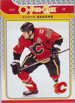 #426 Robyn Regehr - Calgary Flames - 2009-10 O-Pee-Chee Hockey