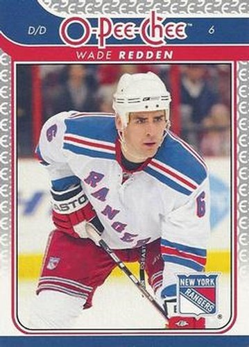 #435 Wade Redden - New York Rangers - 2009-10 O-Pee-Chee Hockey